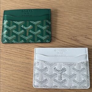 Goyard Green Card Holder